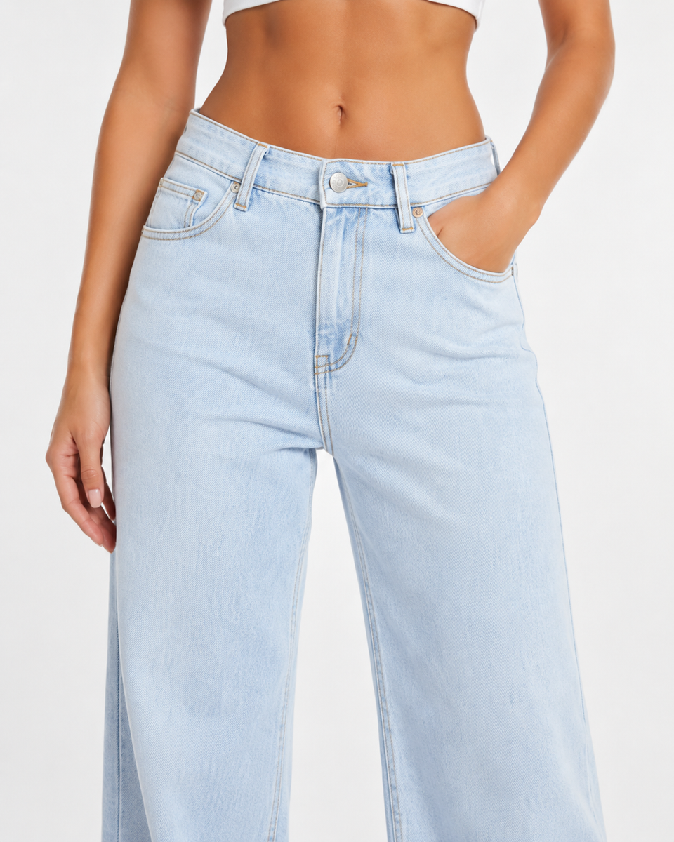 Sculpting High-Waist Flare Denim