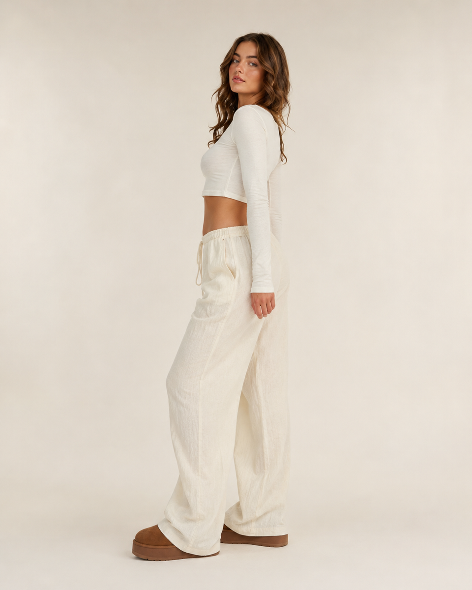 Relaxed Wide-Leg Pants