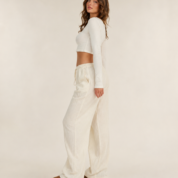 Relaxed Wide-Leg Pants