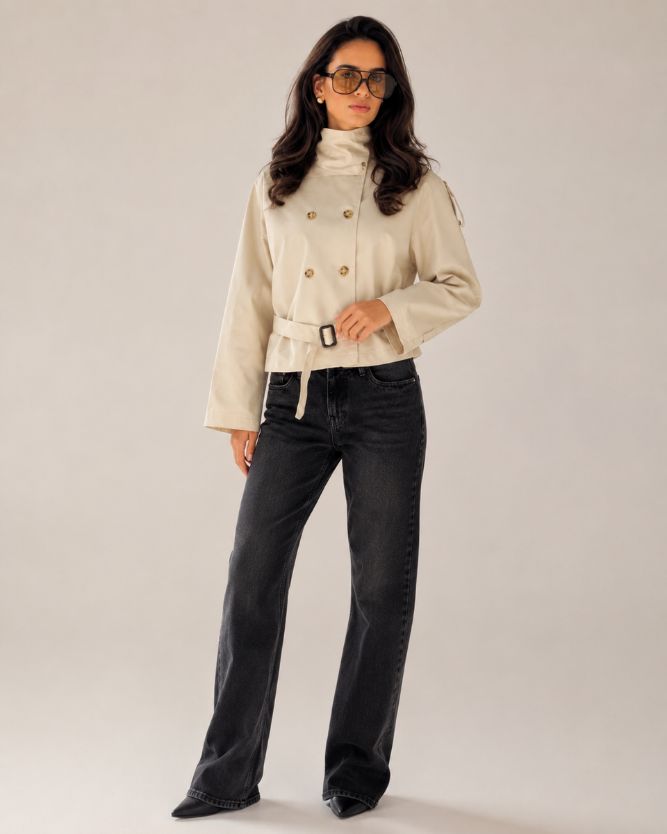 The Cropped Trench Coat