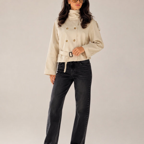 The Cropped Trench Coat