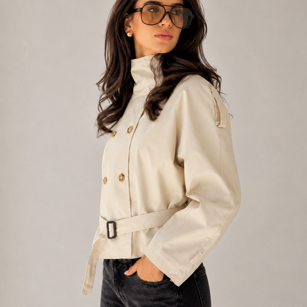 The Cropped Trench Coat