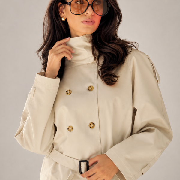 The Cropped Trench Coat