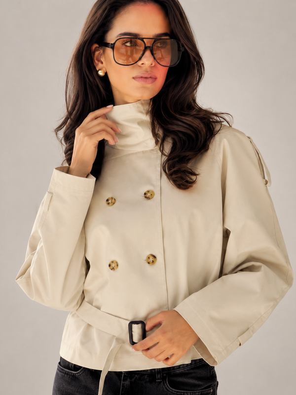 The Cropped Trench Coat